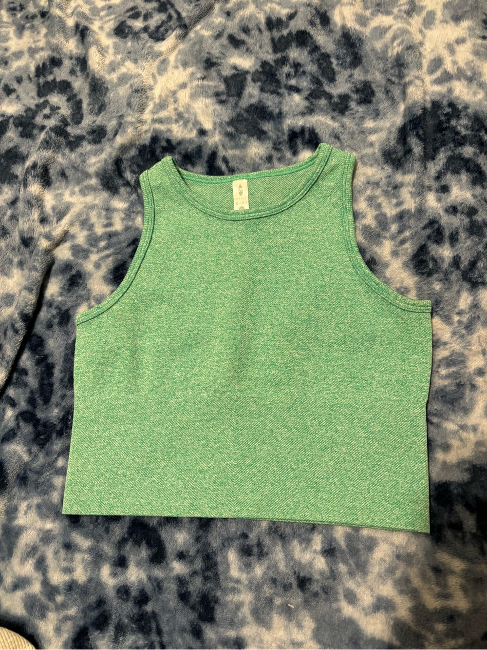 Kids Green Tank Top — Unbranded Classic Scoop Neck
